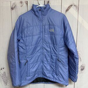 The North Face Insulated Jacket Women’s Large Sky Blue Lightweight EUC
